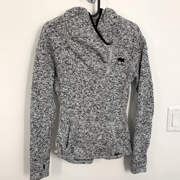 Quarter zip thermal hoodie (OG $ ~ 70) size small - Picture 1 of 3